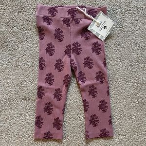 Kate Quinn leggings - floral purple - 18-24 months
